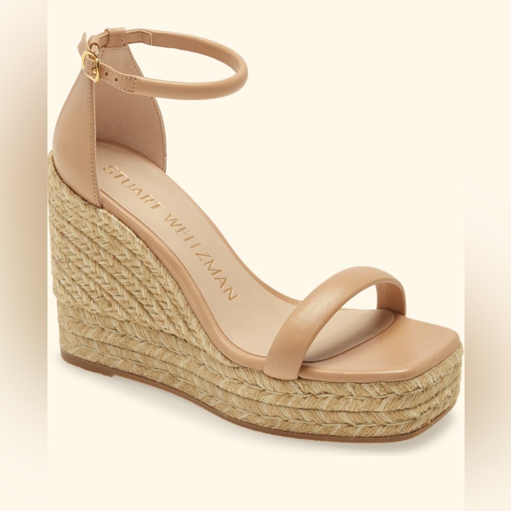 Stuart Weitzman Nudist Espadrille Wedge